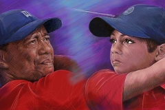 Tiger and Charlie woods